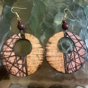 Burnished Hoop Earrings